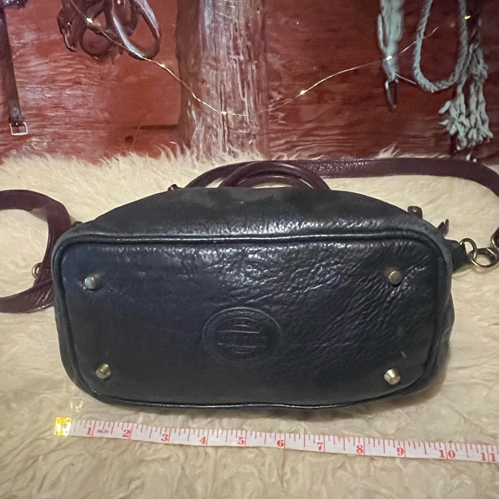 Roots vintage black leather bag - Picture 6 of 11